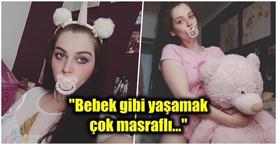 Çocukluk Travmasını Atlatabilmek İçin Bebek Gibi Giyinip Yaşayan 24 Yaşındaki Kadının Enteresan Hikayesi