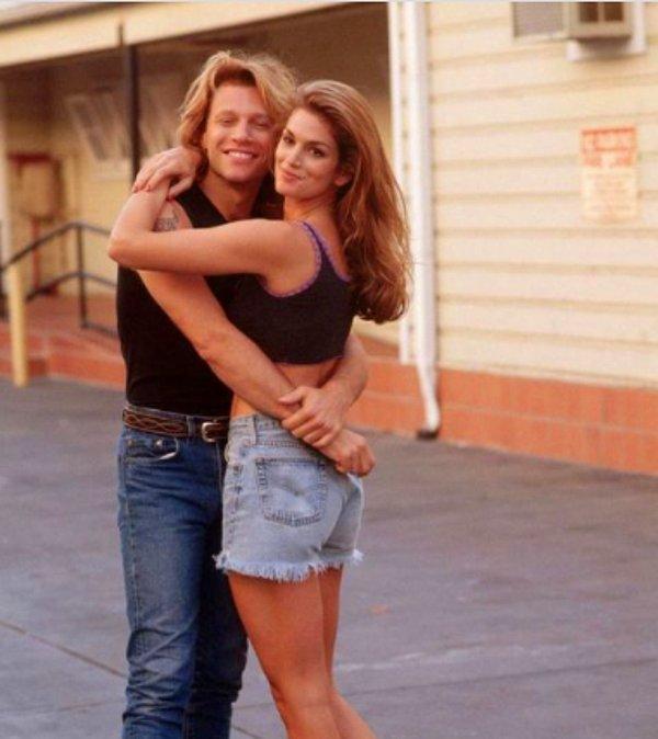 2. Jon Bon Jovi ve Cindy Crawford, 1994