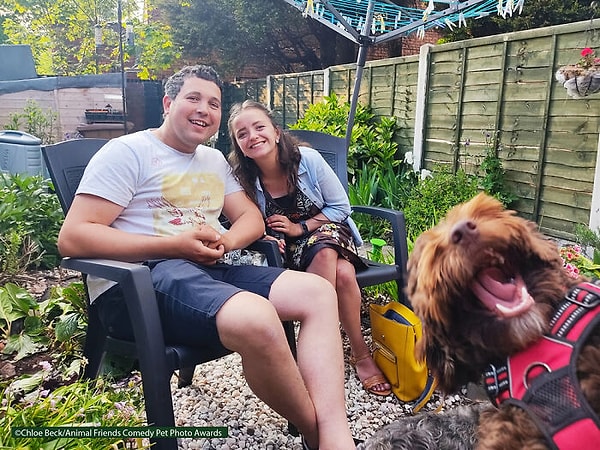 «Это моя лучшая подруга Фейт и ее муж Алекс… И их дерзкий Спрудл Хьюго».