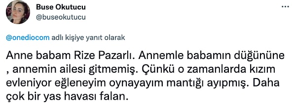 5. Bizde de düğünden sonra eğlenceye gitmezler.