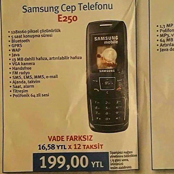 1. Samsung E250