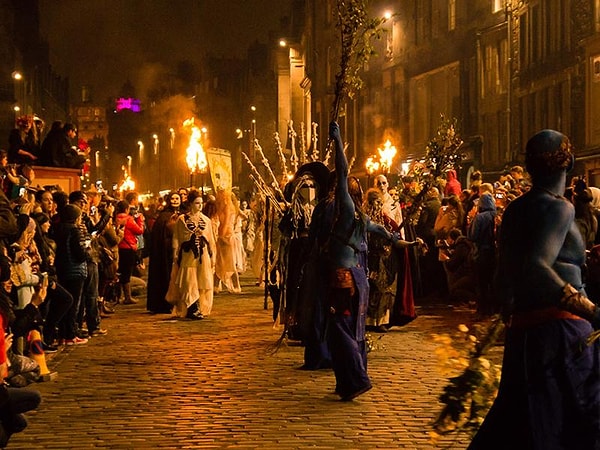 1. Samhain Ateş Festivali - İskoçya ve İrlanda