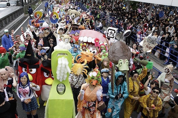 4. Kawasaki Cadılar Bayramı Geçit Töreni - Japonya