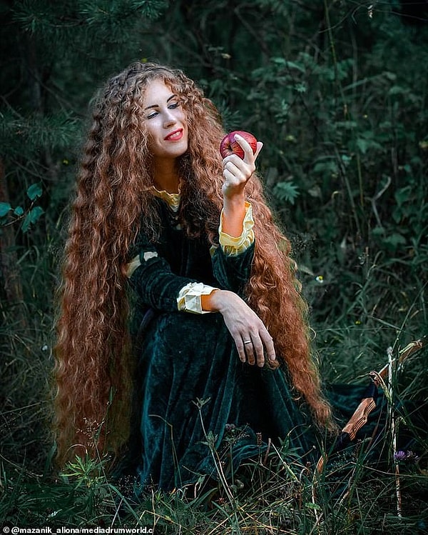 Алена не всегда была настроена на длинные волосы.