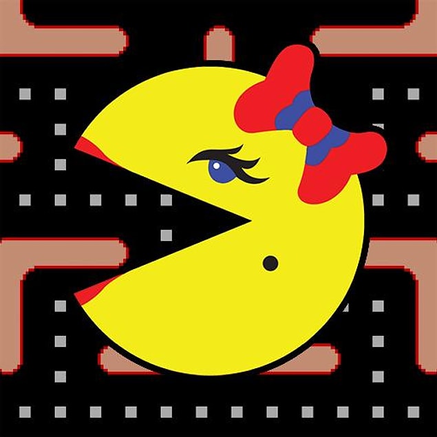10. Ms. Pac-Man - Ms. Pac-Man