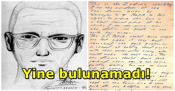 Dosya Hâlâ Açık! FBI, Zodiac Katili'nin Bulunduğu Haberlerini Yalanladı