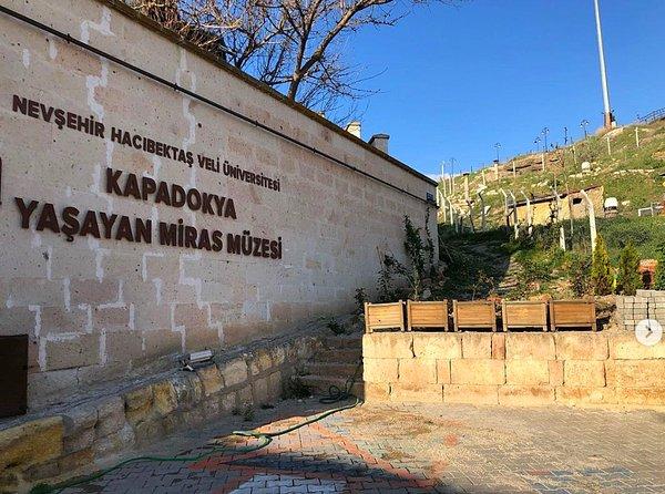 7. Geçmişi günümüze getiren Kapadokya Yaşayan Miras Müzesi...