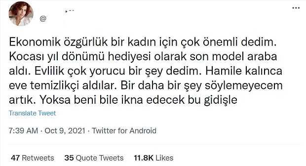 okumayan ev kadinlarinin daha mutlu oldugunu uzulerek belirten twitter kullanicisi insanlari ikiye boldu