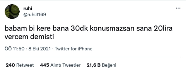 12. 20 lira az, en az 100 lira olması lazım.