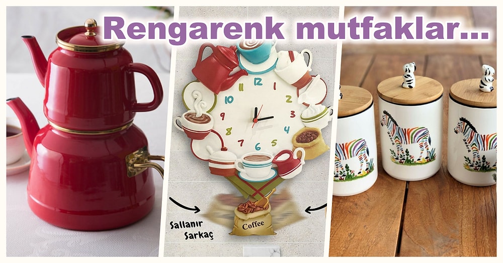 Mutfağında Gördükçe Mutlu Olacağın Birbirinden Renkli 12 Eşya