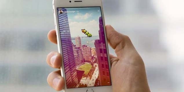 Sıra Instagram hikayeleri (story) izlerken aldığımız ekran görüntülerinde.