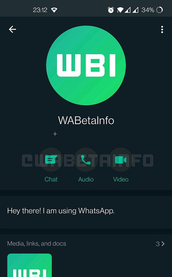 Anlık mesajlaşma sistemini geliştirmek için arayüz konusunda da değişikliğe giden WhatsApp, bu özelliğini şu an yalnızca beta versiyonu ile sunuyor.