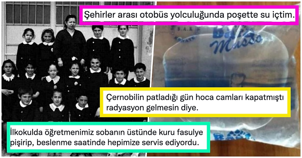 Nostaljinin Dibine Vurduk! Zamanın Su Gibi Aktığını Göstererek Hepimize Koca Bir ‘Ah Be’ Dedirten 19 Kişi