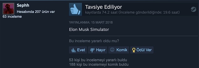 6. Elon Musk olma zamanı.