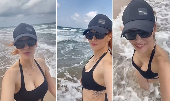Mine Tugay, Bikinili Yaza Veda Videosu ile Instagram'da Takipçilerini Büyüledi