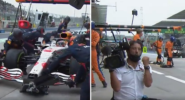 Max Verstappen’in Pit-Stop Ekip Hızına Kamerandan Müthiş Tepki