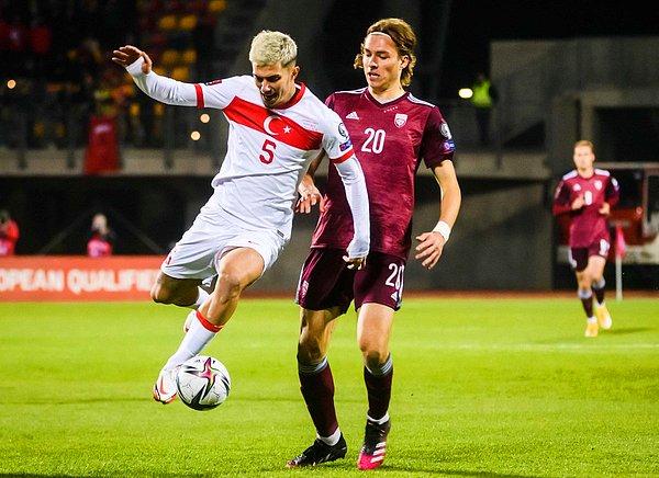 A Milli Takımımız, 2022 FIFA Dünya Kupası Avrupa Elemeleri G Grubu 8. maçında Letonya ile karşılaştı