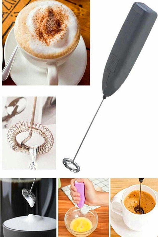 6. Cappuccino'sunu bol köpüklü sevenler için harika bir araç!