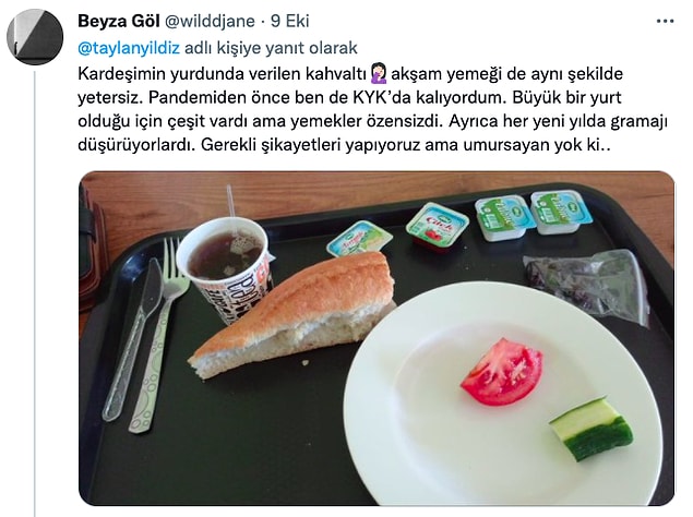 Bununla karnım asla doymaz.