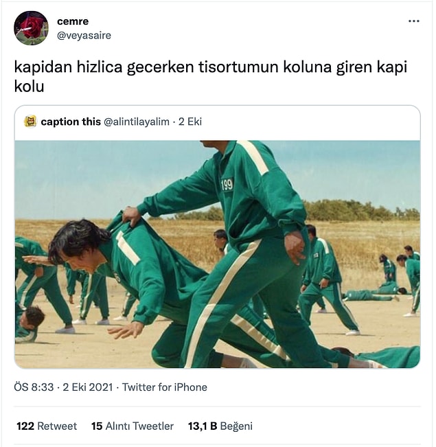 6. Tweeti okurken t-shirt yırtıldı bile...