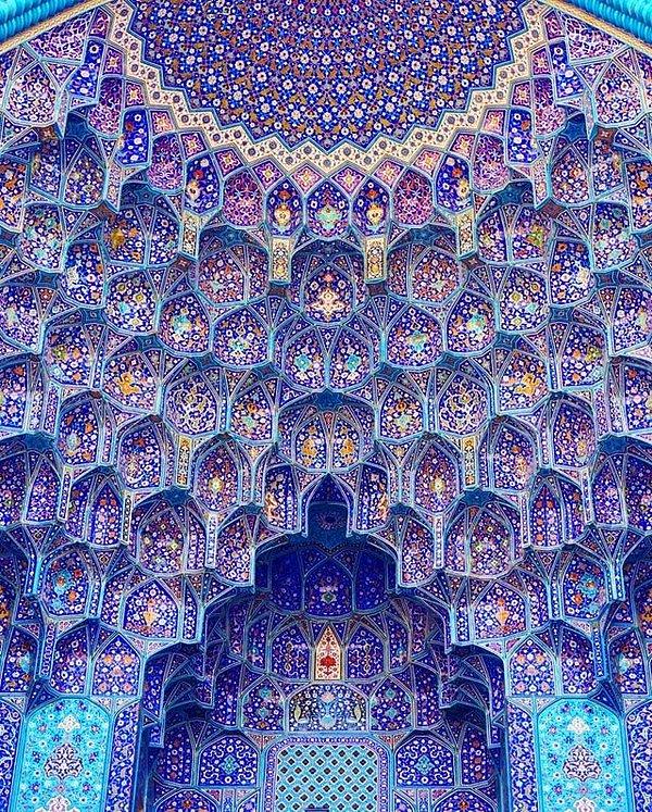 9. İran, İsfahan'daki Shah Camii'nin içinden muhteşem detaylar: