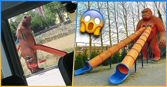 Hangi Akla Hizmet Yapıldıklarını Anlamakta Güçlük Çektiğimiz Çocukları Korkutmaya Ant İçmiş 21 Oyun Parkı