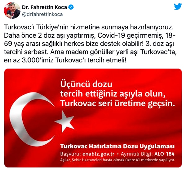 Bakan Koca, şunları ifade etti: