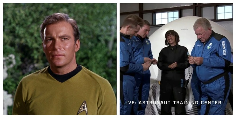 Film Gerçek Oldu: Star Trek’in Kaptan Kirk’ü Uzaya Çıktı