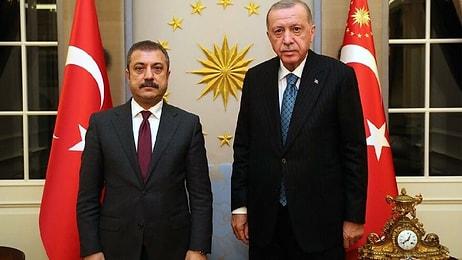 Cumhurbaşkanı Erdoğan, Merkez Bankası Başkanı Kavcıoğlu ile Görüştü