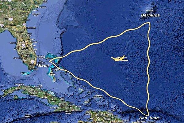 10. Bermuda Şeytan Üçgeni, Atlantik Okyanusu