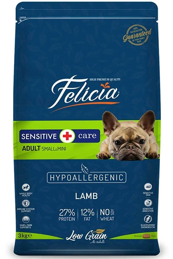 14. Royal Canin, Proplan ve N&D kadar içeriği zengin olmayan bir marka da Felicia.
