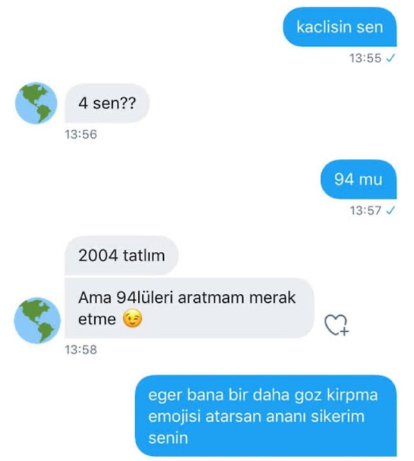 1. Haydaaaa niye şimdi küfür ettin ki?