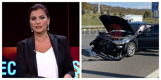 Hande Fırat Trafik Kazası Geçirdi