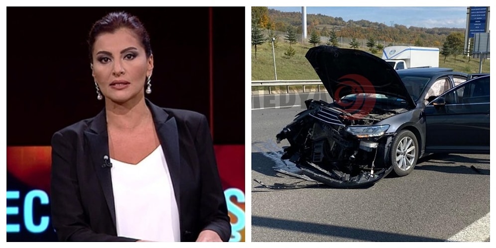 Hande Fırat Trafik Kazası Geçirdi