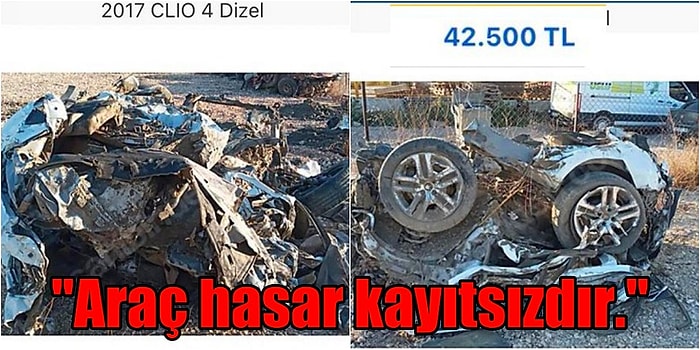 42 Bin 500 Liraya Satılan Otomobil Hurdası Size de Yaşadığımız Ülkeyi Sorgulatacak