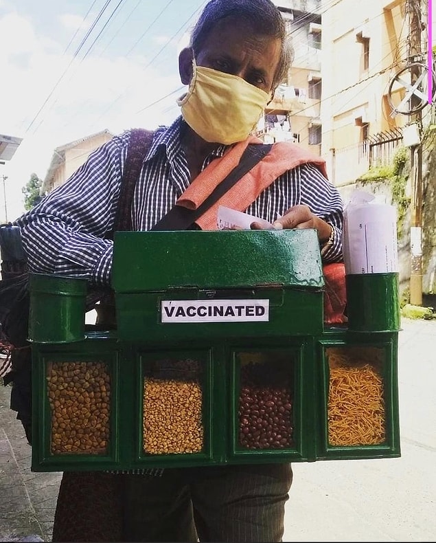 7. "Bu fotoğraf gözlerimi doldurdu. Pandemi sürecinde hepimiz zorluklar yaşadık, kendi derdimize düştük doğal olarak..."