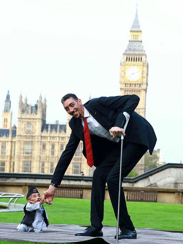 5. Dünyanın en uzun adamı vs. dünyanın en kısa adamı: