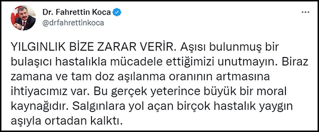 "Biraz zamana ihtiyacımız var"