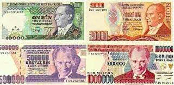 4. Peki Türk Lirası'ndan 6 sıfırın atıldığı 2005 yılında dolar ortalama ne kadardı?