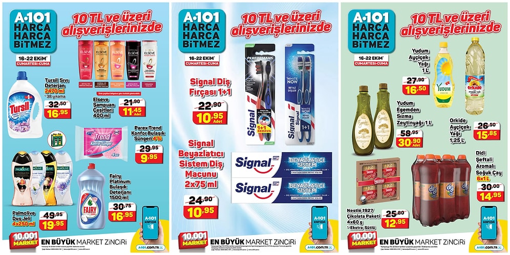 16 - 22 Ekim 2021 A101 Haftanın Yıldızları Kataloğu