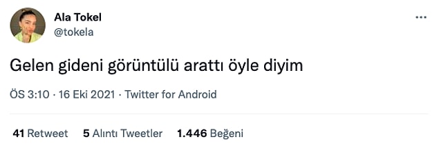 Ama asıl bomba Ala Tokel'in attığı bu tweet: