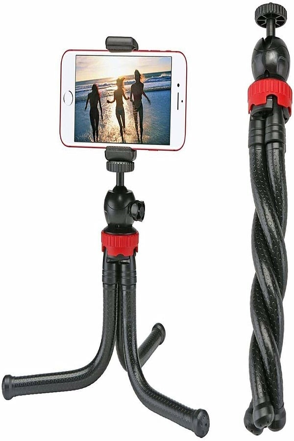 14. Her türlü yüzeyde telefonunuzu sabitleyebileceğiniz tripod güzel olmaz mıydı?