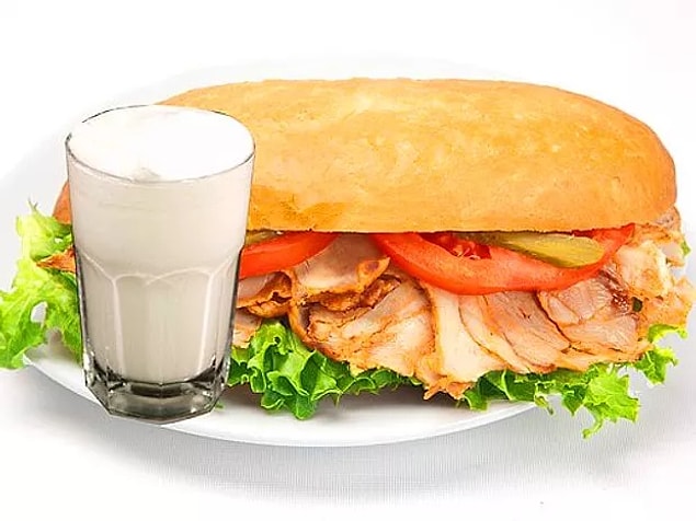2. Ayran ile döneri aynı anda bitirmek gerekir.