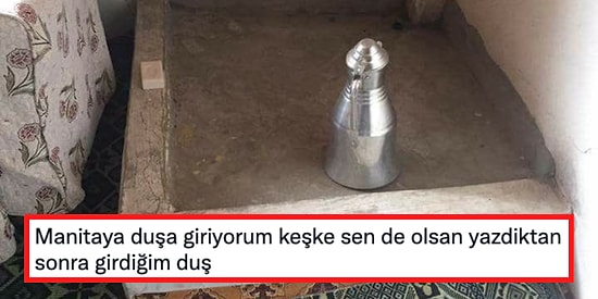 Köy Evindeki Duş Alma Alanını Güzellemeye Çalışan Twitter Hesabına Gelen Hak Vereceğiniz Yorumlar