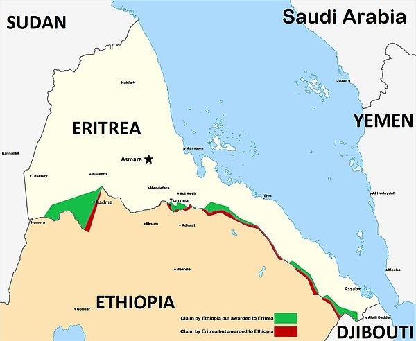 38. Etiyopya ile Eritre arasında 2 yıl süren savaşa son veren barış anlaşması Cezayir'de imzalandı.