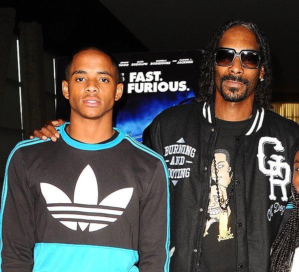 9. Snoop Dogg ve oğlu Cordell.