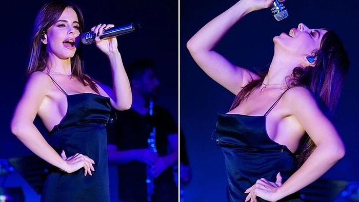 Simge Sağın Sahne Kostümüyle Yürek Hoplattı! Alkışlar Karşısında İse Göz Yaşlarını Tutamadı...