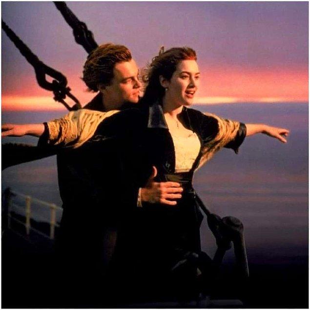 17. Hayal edilen meşhur 'Titanik' sahnesi: