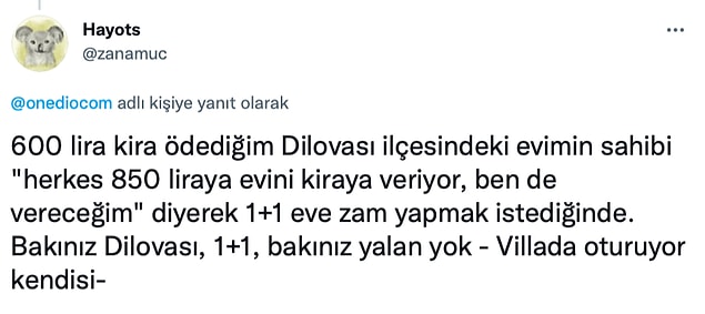 7. Kira demeyin kanayan yaramız...
