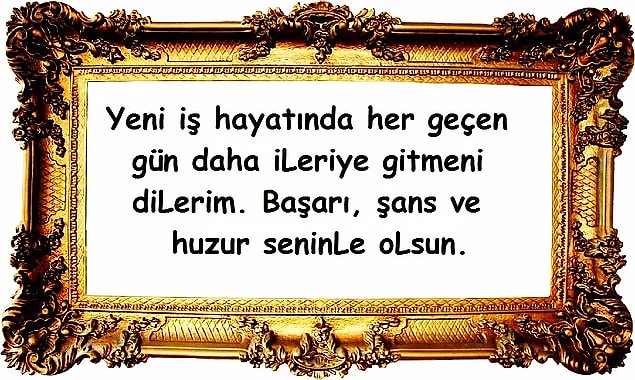 Kısa Yeni İş Tebrik Mesajları